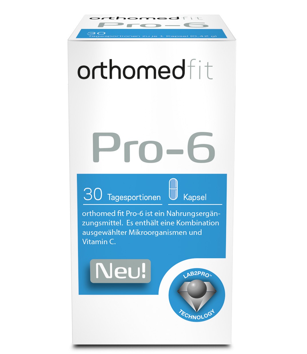 orthomed fit Pro-6, 30 Tagesportionen orthomed fit Pro-6, 30 Tagesportionen