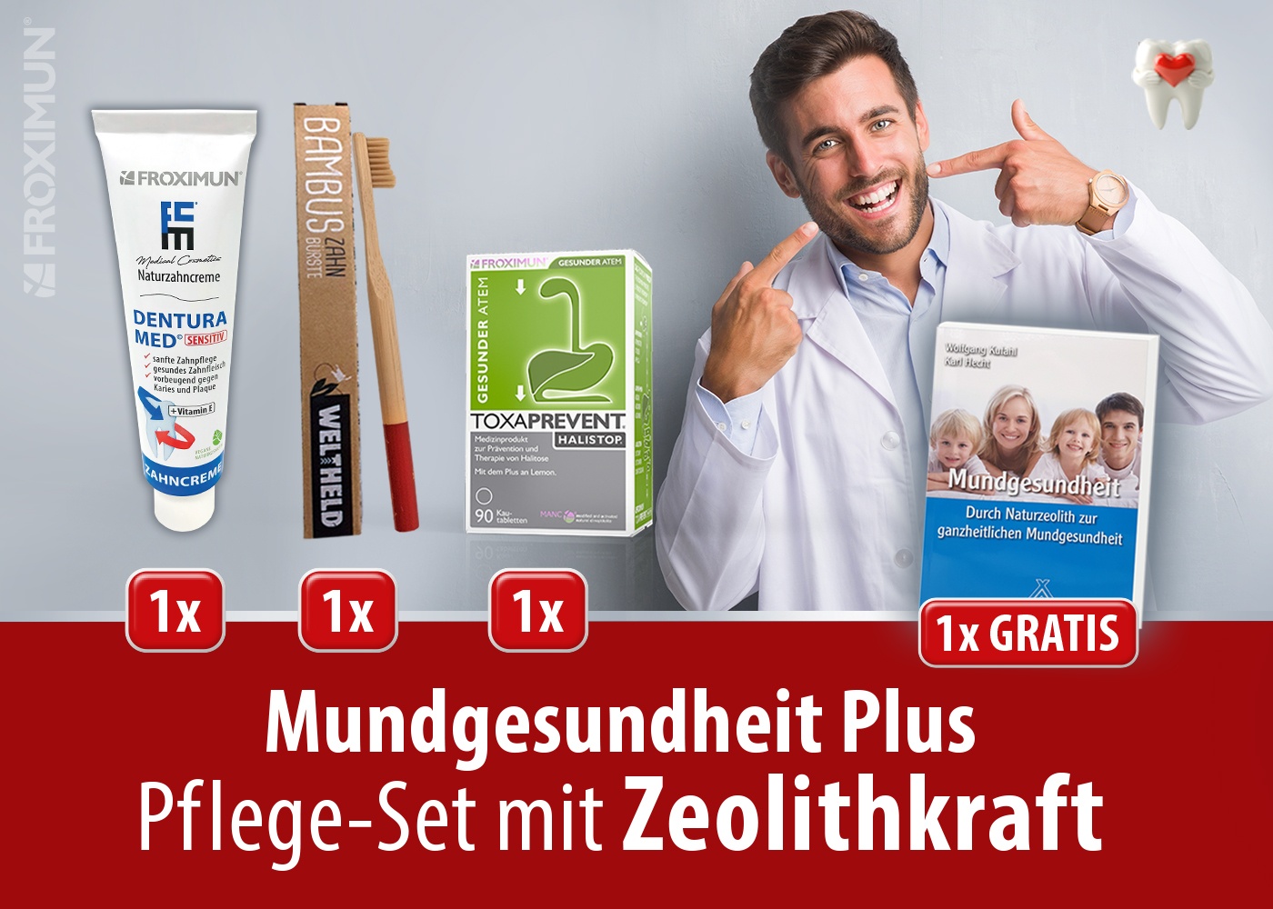 Mundgesundheit Plus - Pflege-Set mit Zeolithkraft Mundgesundheit Plus - Pflege-Set mit Zeolithkraft