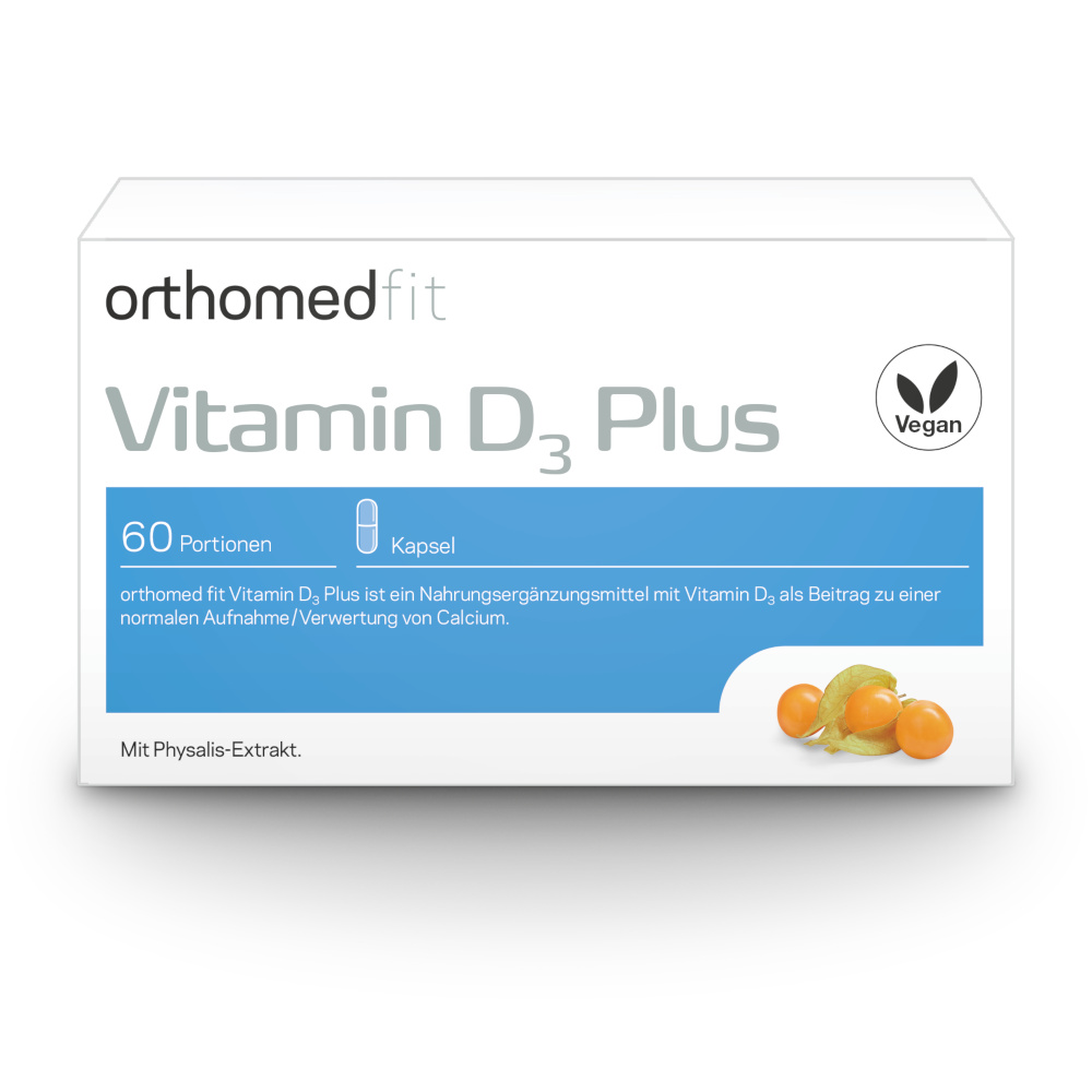 orthomed fit Vitamin D3 Plus, 60 Portionen orthomed fit Vitamin D3 Plus, 60 Portionen